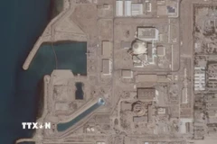 (Hình ảnh từ vệ tinh) Nhà máy điện hạt nhân Bushehr ở tỉnh Bushehr, Iran, ngày 26/5/2025. (Ảnh: Reuters/TTXVN)