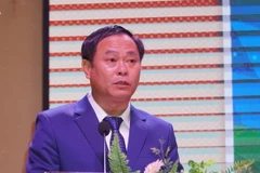 Trưởng Cơ quan đại diện Bộ Công an Việt Nam tại Lào Thiếu tướng Huỳnh Tấn Hạnh. (Nguồn: VOV)