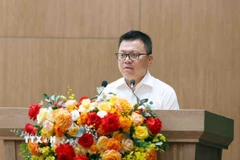 Ông Lê Quốc Minh, Ủy viên Trung ương Đảng, Phó trưởng Ban Tuyên giáo-Dân vận Trung ương, Tổng Biên tập Báo Nhân Dân, Bí thư Đảng ủy, Chủ tịch Hội Nhà báo Việt Nam. (Ảnh: Phạm Kiên/TTXVN)