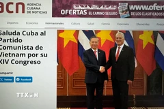 Hãng thông tấn Cuba, ACN, đưa tin về Đại hội XIV của Đảng Cộng sản Việt Nam. (Ảnh chụp màn hình: Việt Hùng/TTXVN)