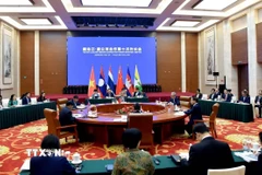 Quang cảnh Hội nghị Bộ trưởng Ngoại giao hợp tác Mekong-Lan Thương (MLC) lần thứ 10 đã diễn ra tại thành phố An Ninh (Côn Minh, Vân Nam, Trung Quốc) năm 2025. (Ảnh: TTXVN phát)
