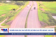 Thí điểm phân làn, thay đổi tốc độ trên cao tốc Nội Bài-Lào Cai từ 10/11
