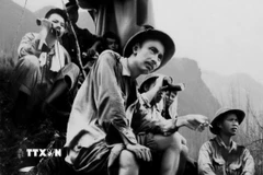 Chủ tịch Hồ Chí Minh trực tiếp chỉ đạo mặt trận Đông Khê (Cao Bằng) trong chiến dịch biên giới năm 1950. (Ảnh: Vũ Năng An/TTXVN)