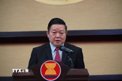 Tổng Thư ký ASEAN Kao Kim Hourn. (Ảnh: Đào Trang/TTXVN)