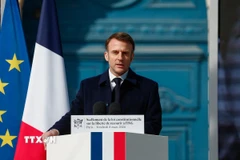 Tổng thống Pháp Emmanuel Macron. (Ảnh: AFP/TTXVN)
