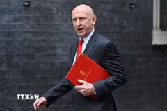 Bộ trưởng Quốc phòng Anh John Healey. (Ảnh: REUTERS/TTXVN)