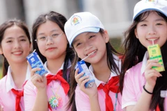 “Ông lớn” ngành sữa Việt Nam giữ vững thị trường nội địa, đạt doanh thu cao nhất lịch sử. (Ảnh: Vi Nam/Vietnam+)