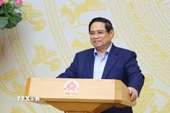 Thủ tướng Phạm Minh Chính chủ trì phiên họp. (Ảnh: Dương Giang/TTXVN)