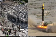 Tên lửa Khorramshahr-4 có tầm bắn 2.000km và đầu đạn nặng 1.500kg. (Ảnh: NDTV)