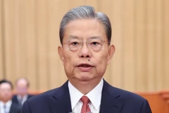 Ủy viên trưởng Ủy ban Thường vụ Nhân đại toàn quốc Trung Quốc Triệu Lạc Tế. (Ảnh: THX/TTXVN)