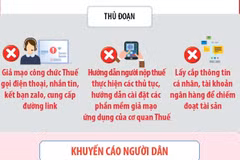 Cảnh báo các thủ đoạn mạo danh cơ quan Thuế để lừa đảo