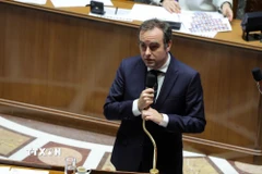 Thủ tướng Pháp Sebastien Lecornu phát biểu trước Quốc hội tại Paris ngày 14/1/2026. (Ảnh: THX/TTXVN)