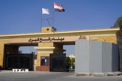 Cửa khẩu Rafah ở biên giới giữa Ai Cập và Dải Gaza. (Ảnh: THX/TTXVN)