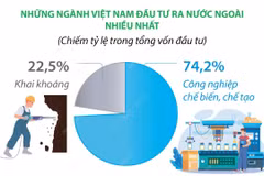 Đầu tư của Việt Nam ra nước ngoài gấp hơn 5,1 lần so với cùng kỳ năm 2024