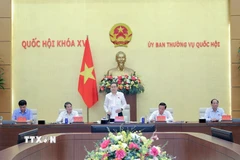 Chủ tịch Quốc hội Trần Thanh Mẫn phát biểu. (Ảnh: Doãn Tấn/TTXVN)