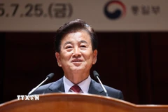Bộ trưởng Thống nhất Hàn Quốc Chung Dong Young. (Ảnh: Yonhap/TTXVN)