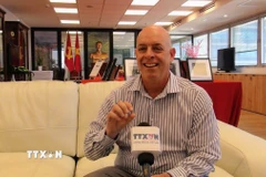 Ông Eyal Buvilski, Chủ tịch Hội Hữu nghị Israel - Việt Nam. (Ảnh: Đức Trung/TTXVN))
