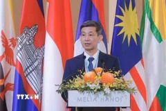 Phó Giáo sư-Tiến sỹ Nguyễn Danh Hoàng Việt, Cục trưởng Cục Thể dục thể thao Việt Nam phát biểu khai mạc. (Ảnh: Minh Quyết/TTXVN)