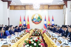Toàn cảnh cuộc hội kiến. (Ảnh: Phương Hoa/TTXVN)