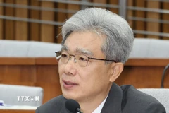 Ông Kim Sang Hwan được phê chuẩn giữ chức Chánh án Tòa án Hiến pháp theo đề xuất trước đó của Tổng thống Lee Jae Myung. (Ảnh: Yonhap/TTXVN)