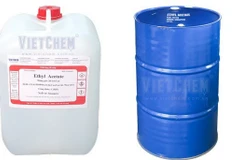 Hóa chất Ethyl Acetate được sử dụng rộng rãi trong sản xuất công nghiệp và đời sống. (Ảnh: vietchem)