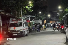 Hiện trường nơi xảy ra vụ việc. (Ảnh: Huyền Trang/TTXVN)