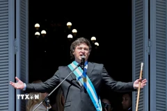 Tổng thống Argentina Javier Milei. (Ảnh: THX/TTXVN)