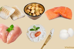 Các loại protein nạc nên bổ sung hằng ngày để tốt cho sức khỏe. (Ảnh: Vietnam+)