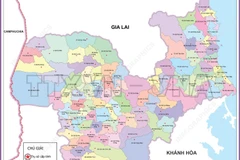 102 đơn vị hành chính cấp xã của tỉnh Đắk Lắk năm 2025