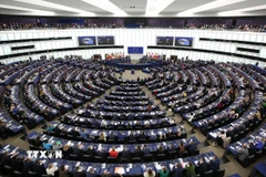 Toàn cảnh một phiên họp Nghị viện châu Âu ở Strasbourg, Pháp. (Ảnh: THX/TTXVN)