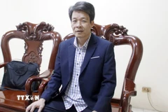 Ông Vũ Tấn Phú, Phó Chủ tịch Liên hiệp Các hội Khoa học và Kỹ thuật, Chủ nhiệm Câu lạc bộ Trí thức tỉnh Bắc Ninh, góp ý vào Dự thảo các Văn kiện trình Đại hội XIV của Đảng. (Ảnh: Đồng Thúy/TTXVN)