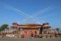 Công bố Festival Huế 2026. (Ảnh: Mai Trang/TTXVN)