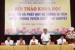 Chủ trì Hội thảo. (Ảnh: Thanh Thương/TTXVN)