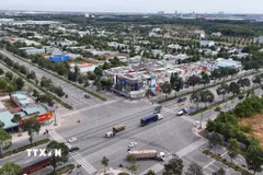 Đường vành đai 4, đoạn qua Bình Dương, đã được đầu tư cơ bản. (Ảnh: TTXVN phát)