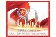 Logo Triển lãm “80 năm Hành trình Độc lập - Tự do - Hạnh phúc”
