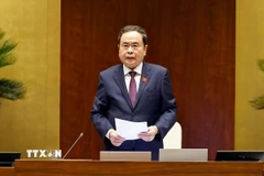 Chủ tịch Quốc hội Trần Thanh Mẫn giữ chức Chủ tịch Hội đồng bầu cử Quốc gia. (Ảnh: Doãn Tấn/TTXVN)