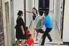 Hình ảnh cắt từ video về vụ việc.