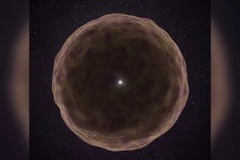 Hình minh họa bên trong một ngôi sao đang phát nổ. (Nguồn: Associated Press)