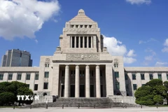 Tòa nhà Quốc hội Nhật Bản tại thủ đô Tokyo. (Ảnh: Kyodo/TTXVN)