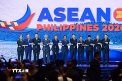 Thủ tướng Lê Minh Hưng cùng Trưởng đoàn các nước ASEAN tham dự phiên khai mạc Hội nghị Cấp cao ASEAN lần thứ 48. (Ảnh: Dương Giang/TTXVN)