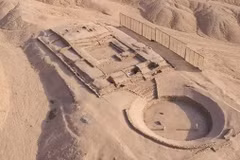 Thành cổ Penico nhìn từ trên cao. (Ảnh: Bộ Văn hóa Peru)