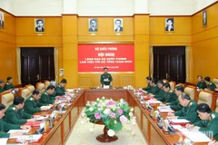 Quang cảnh hội nghị. (Nguồn: Báo Quân đội Nhân dân)