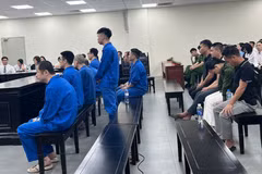 Các bị cáo tại phiên xét xử. (Ảnh: Vietnamnet)