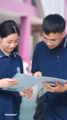 Thí sinh Hà Nội dự thi lớp 10. (Ảnh: Hoài Nam/Vietnam+)