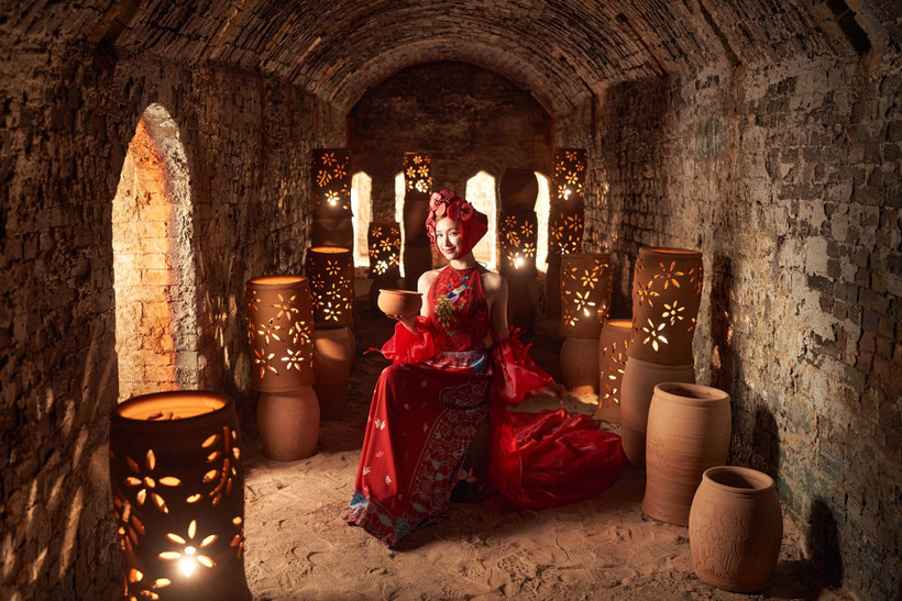 Từ hiệu ứng MV “Bắc Bling” của ca sỹ Hòa Minzy, Bắc Ninh những tuần qua thu hút rất đông du khách đến khám phá. (Ảnh: CTV/Vietnam+)