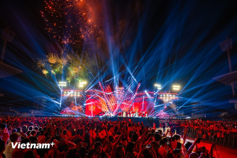 Concert quốc gia "Tổ quốc trong tim” từng "gây bão" cộng đồng Việt dịp kỷ niệm 80 năm Quốc Khánh. (Ảnh: Minh Sơn/Vietnam+)