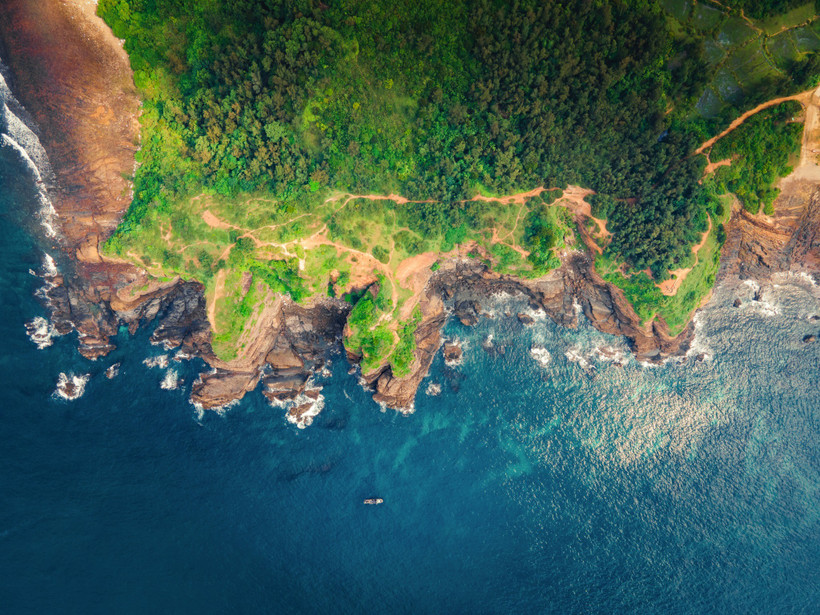 Biển trời non nước Cô tô, Quảng Ninh. (Ảnh: Vương Công Nam/Vietnam+)