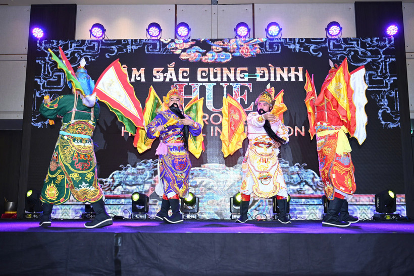 Nhã nhạc cung đình Huế được trình diễn tại sự kiện. (Ảnh: Cục Du lịch Quốc gia)