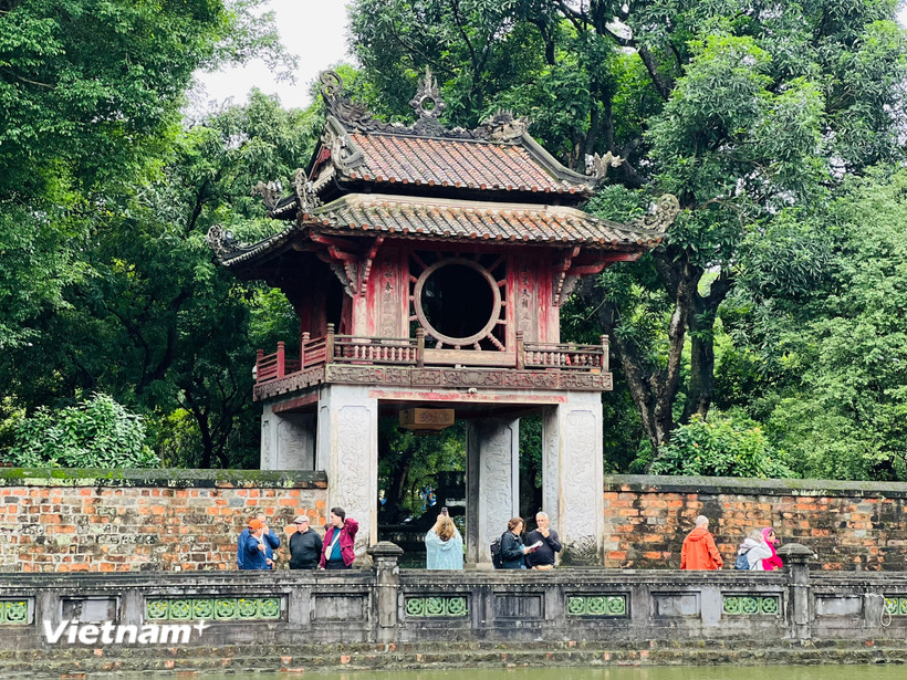 Văn Miếu-Quốc Tử Giám. (Ảnh: TTXVN)