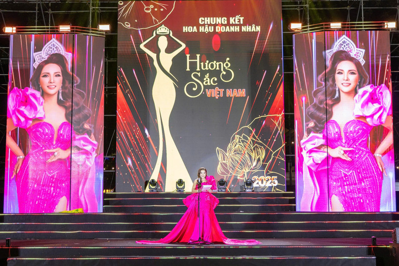 Đặng Gia Bena là người đứng sau các cuộc thi nhan sắc dành cho doanh nhân Việt. (Ảnh: CTV/Vietnam+)